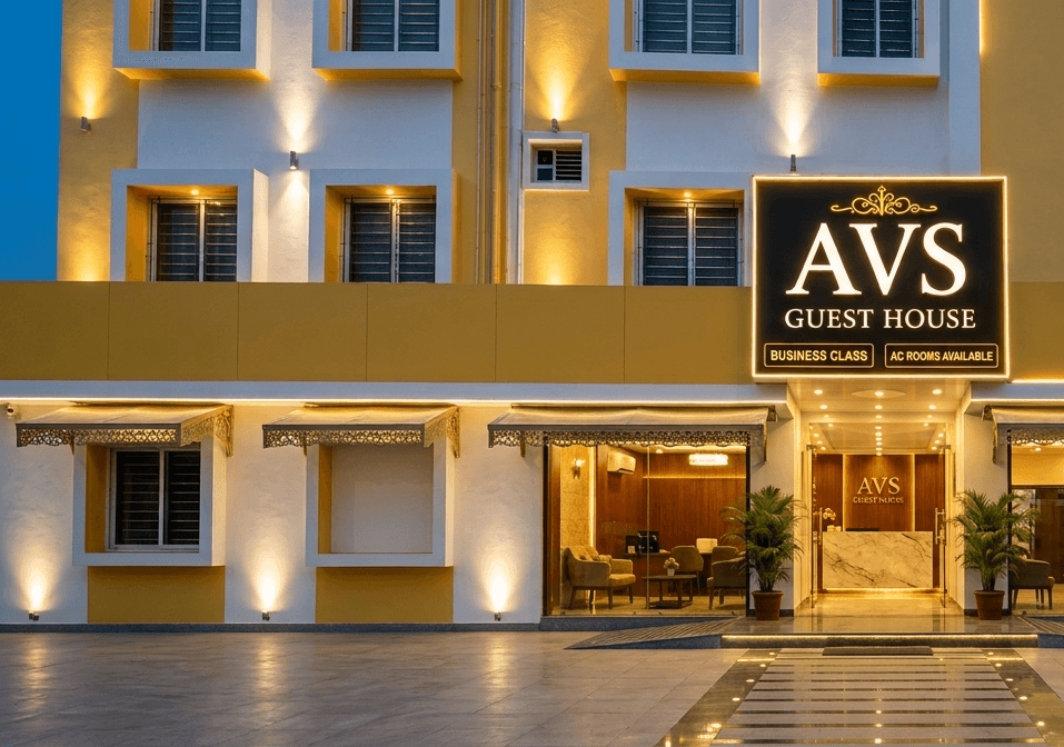 AVS Guest House – Comfortable accommodation near Promenade Beach, Puducherry