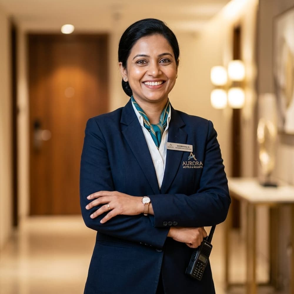 Murugan R., Head of Housekeeping at AVS Guest House